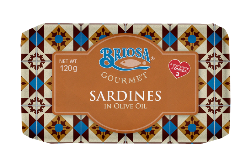 Sardinių konservai alyvuogių aliejuje Briosa Grourmet