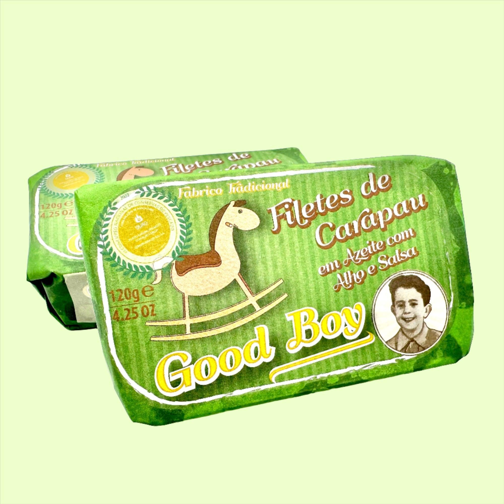 Makrelenfilet in Olivenöl mit Knoblauch und Petersilie | GoodBoy