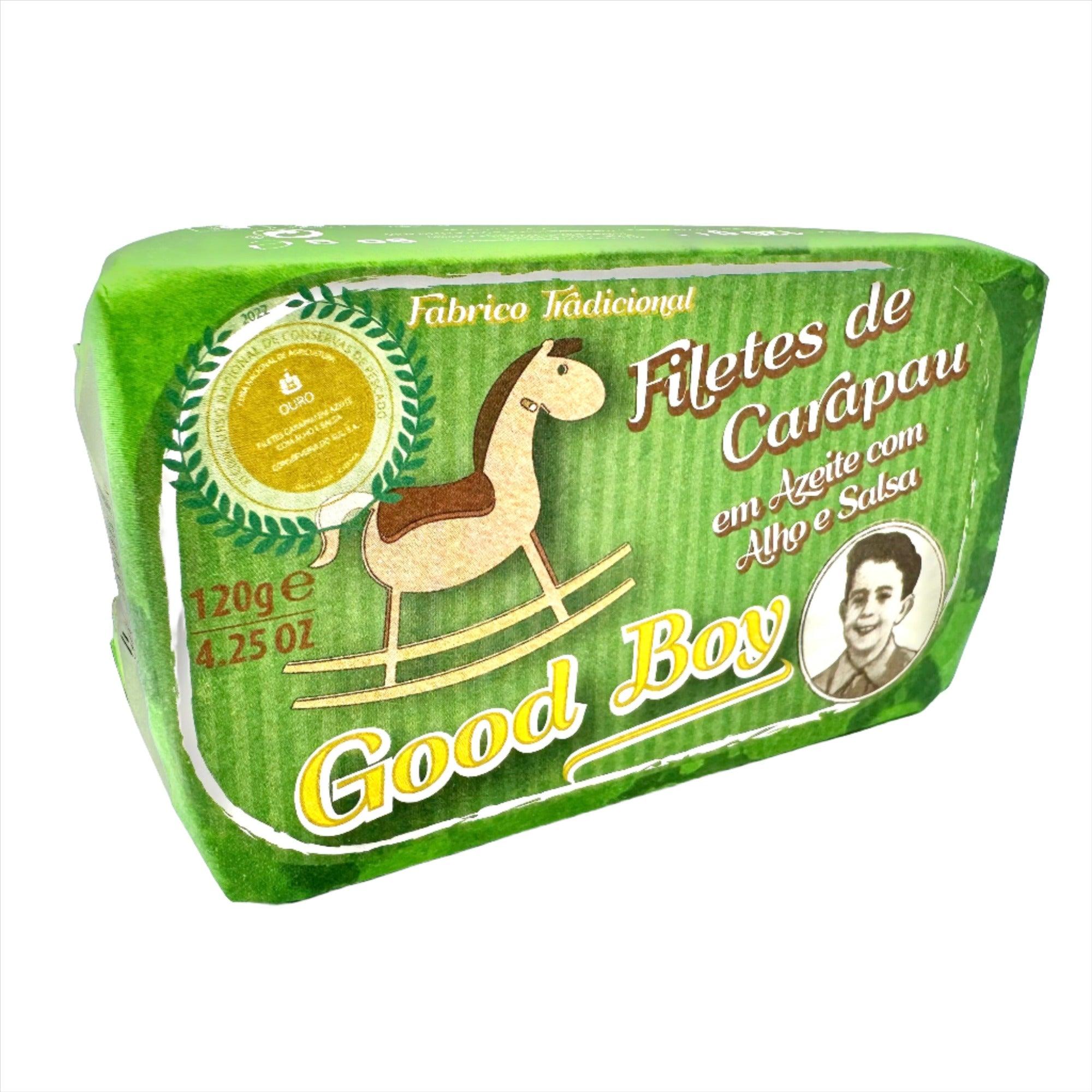 Makrelenfilet in Olivenöl mit Knoblauch und Petersilie | GoodBoy