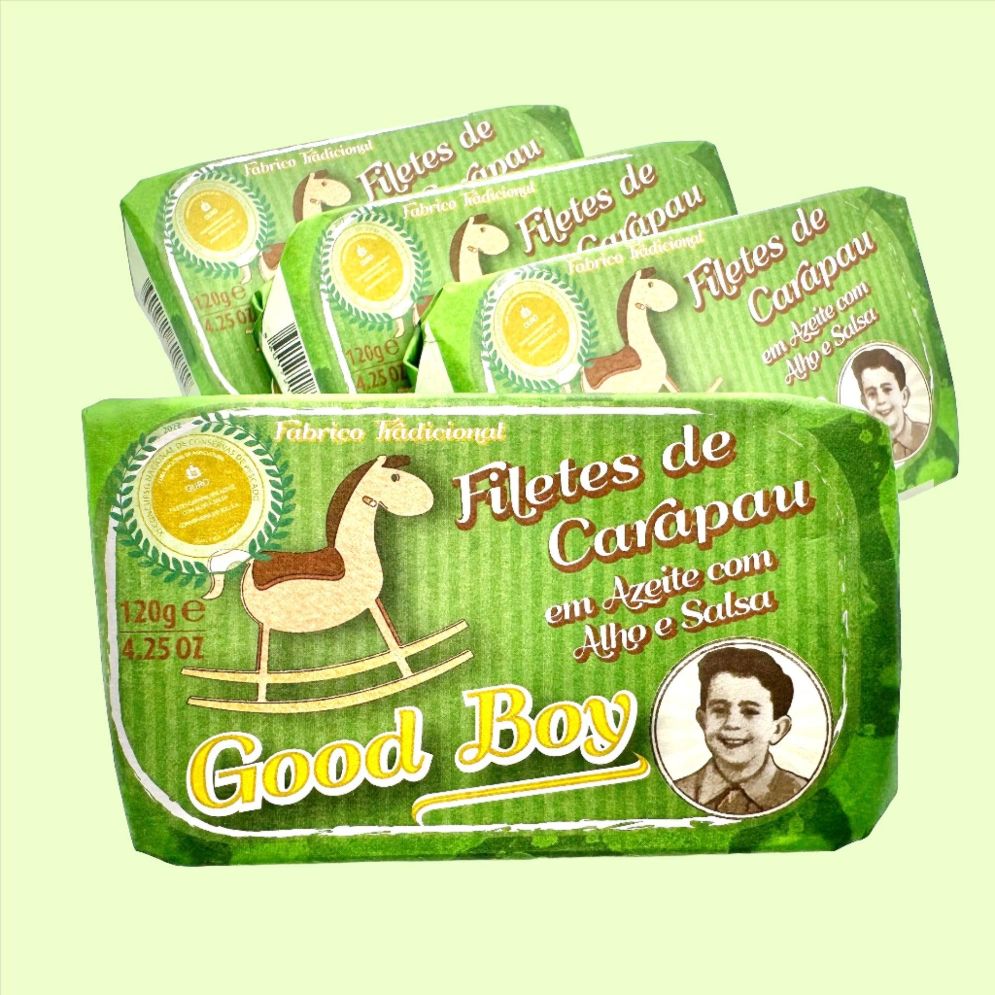 Makrelenfilet in Olivenöl mit Knoblauch und Petersilie | GoodBoy